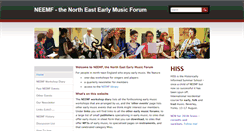 Desktop Screenshot of neemf.org.uk